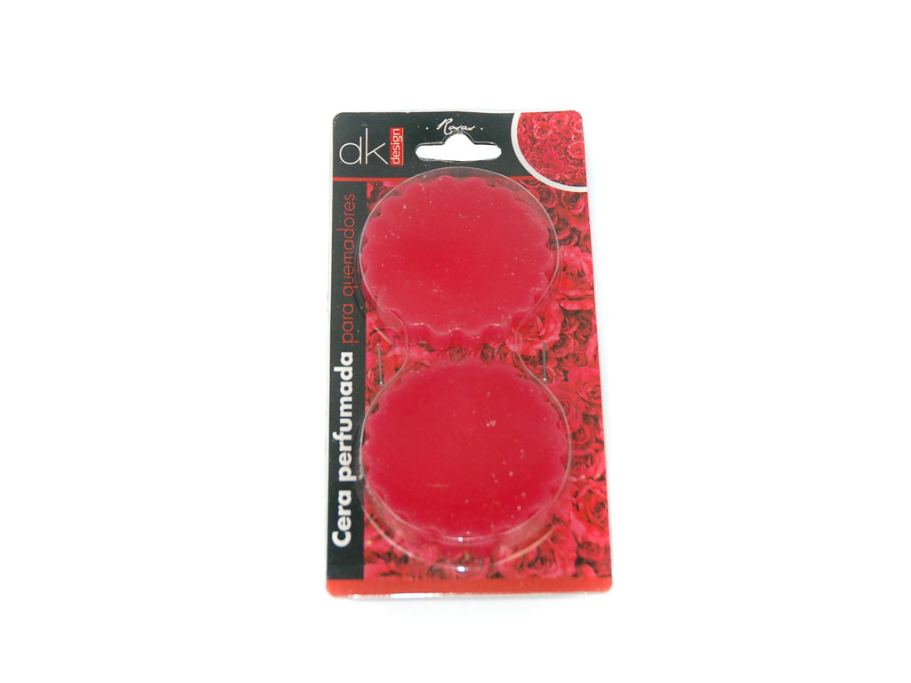 BLISTER 2 PCS CERA PERFUMADA ROSAS cod. 3400561