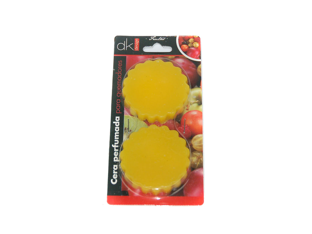 BLISTER 2 PCS CERA PERFUMADA FRUTAS cod. 3400563