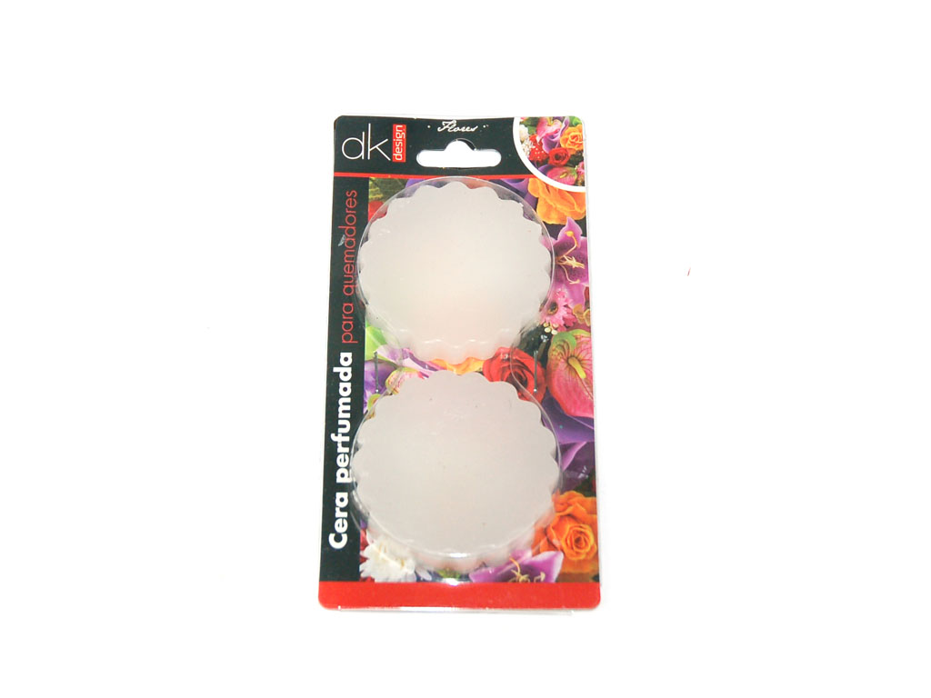 BLISTER 2 PCS CERA PERFUMADA FLORES cod. 3400564