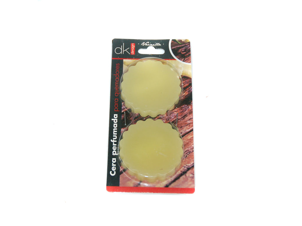 BLISTER 2 PCS CERA PERFUMADA VAINILLA cod. 3400566