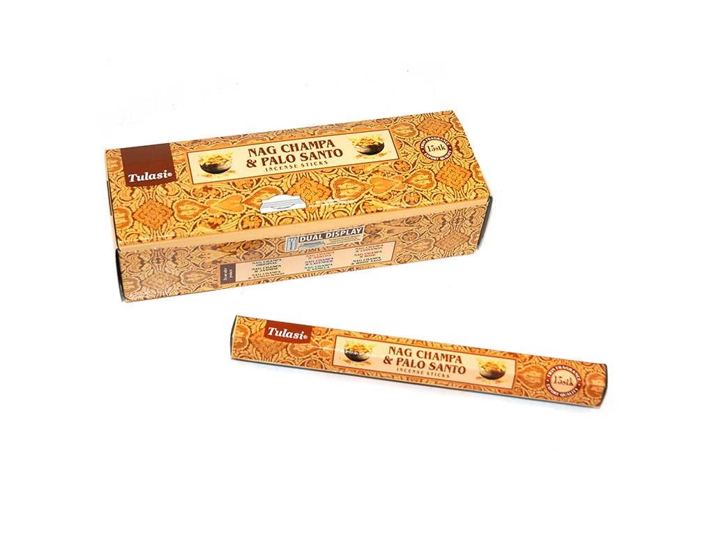 15 INCENSE STICKS NAG CHAMPA PALO SANTO cod. 3400658