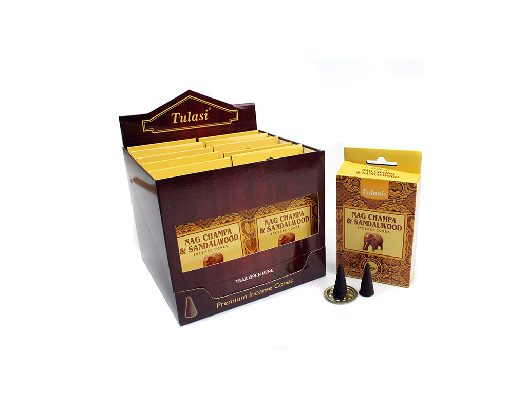 15 CONES INCENSO NAG CHAMPA SANDALO cod. 3400661