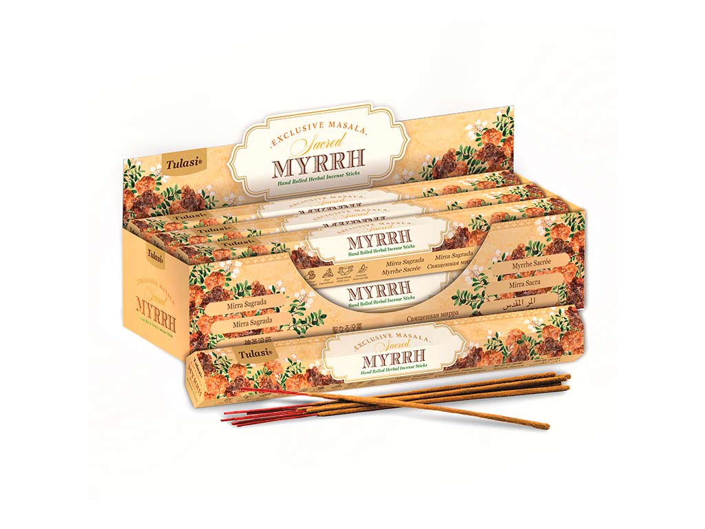 15 INCENSE STICKS SACRED MYRRH cod. 3400753