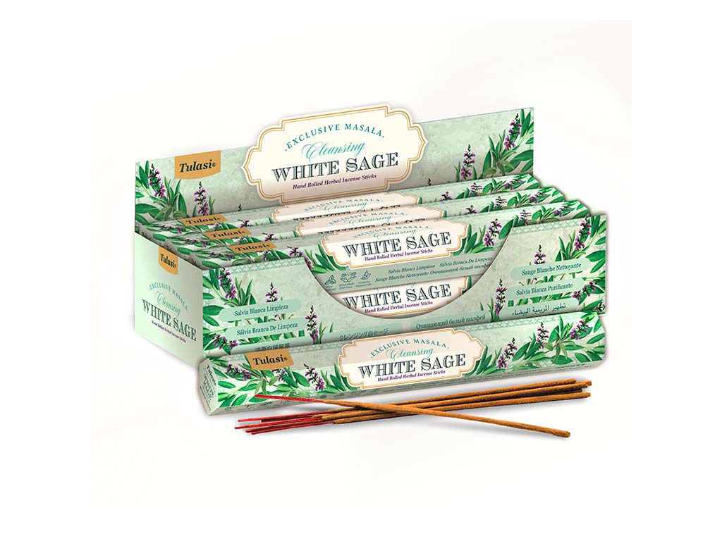 15 INCENSE STICKS WHITE SAGE cod. 3400758