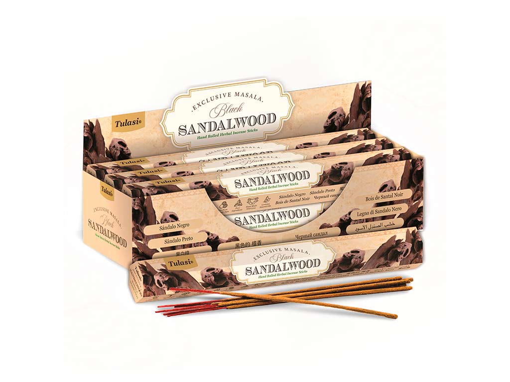 15 STICKS INCIENSO SANDALO NEGRO cod. 3400766
