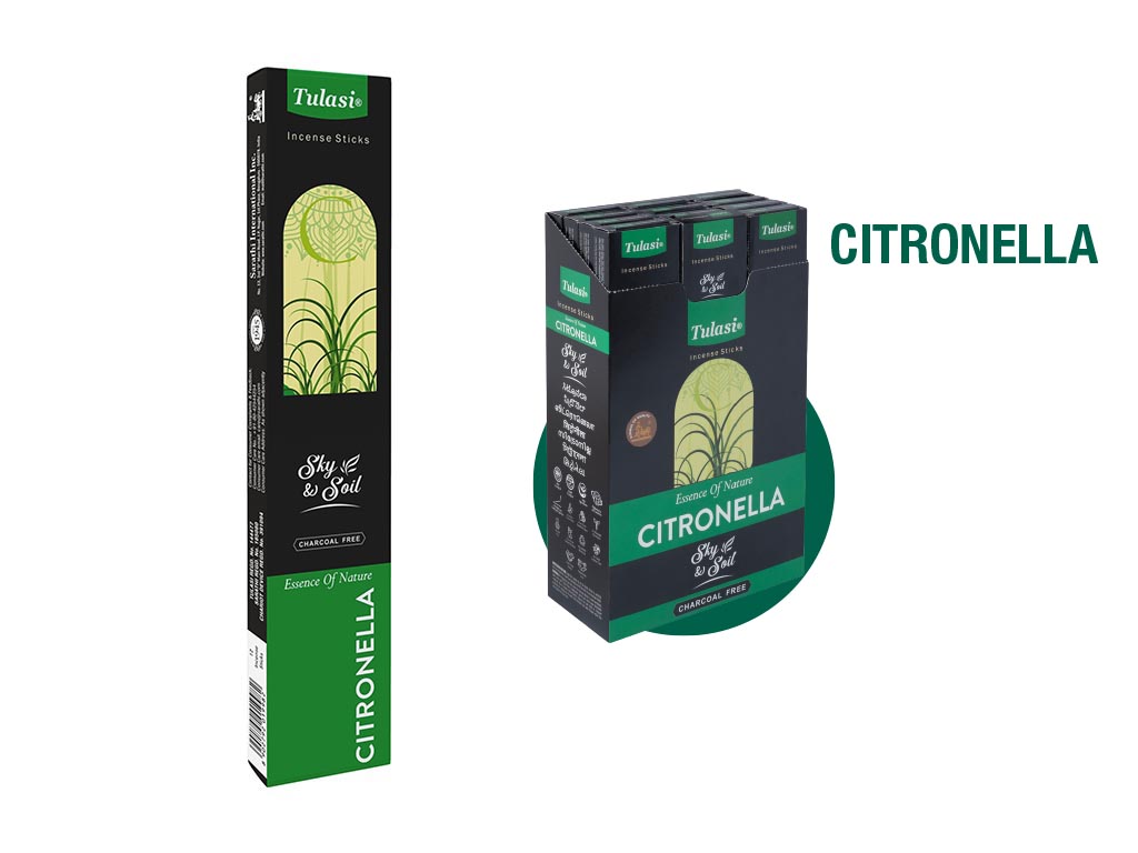 12 STICKS INCIENSO CITRONELLA SKY cod. 3400805