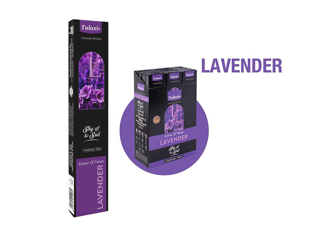 12 STICKS INCIENSO LAVANDA SKY cod. 3400808