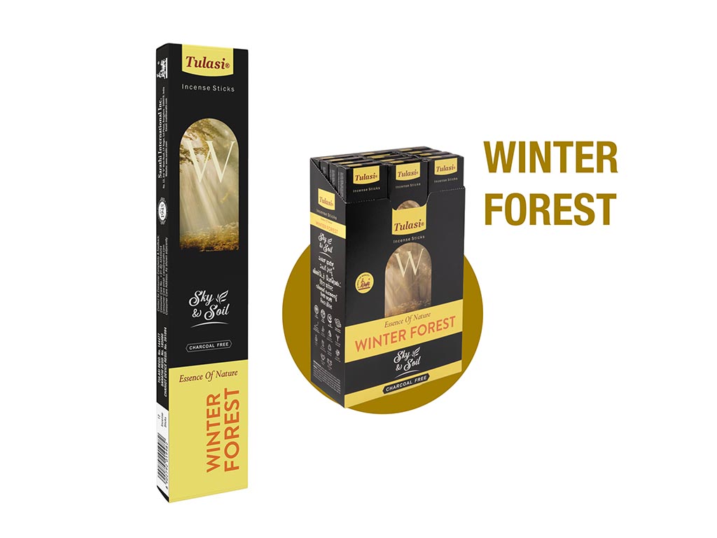 12 STICKS INCIENSO BOSQUES INVIERNO SKY cod. 3400820