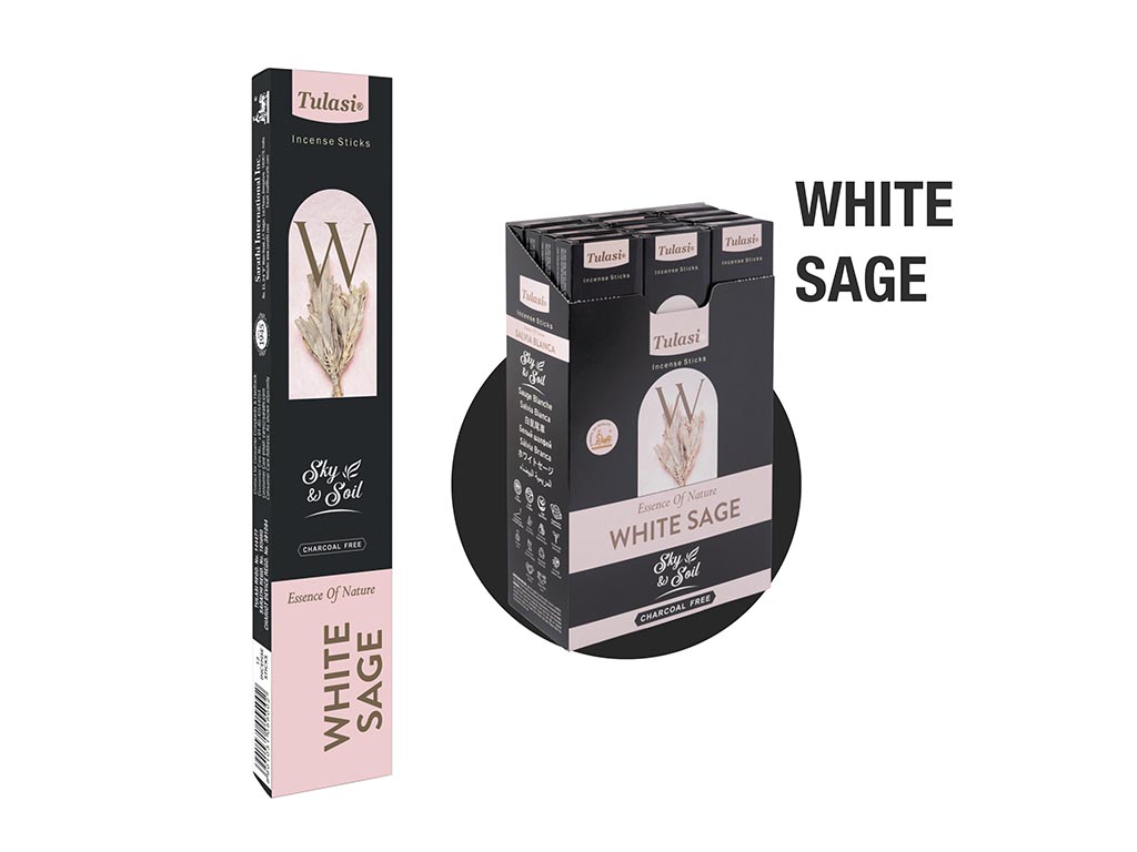 12 STICKS INCIENSO SALVIA BLANCA SKY cod. 3400824
