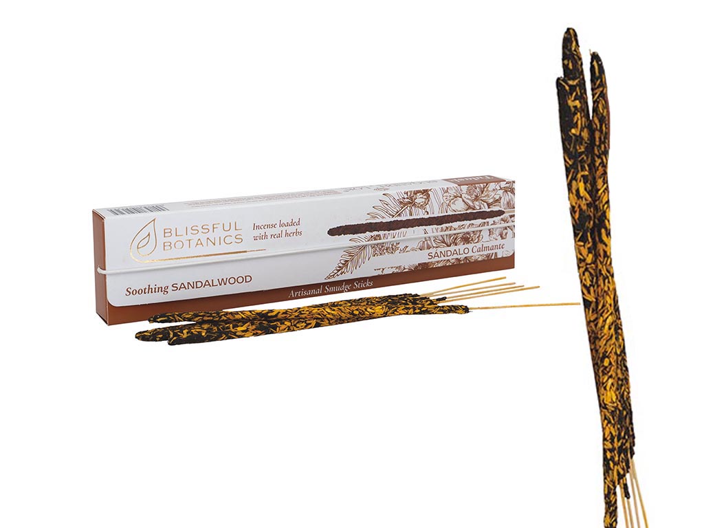 8 STICKS INCIENSO GRUESO SANDALO BLISS cod. 3400828
