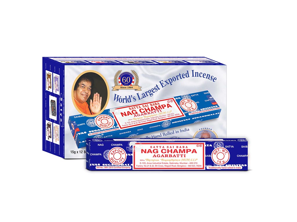 INCENSO SATYA NAGCHAMPA 15 GR. cod. 3400867