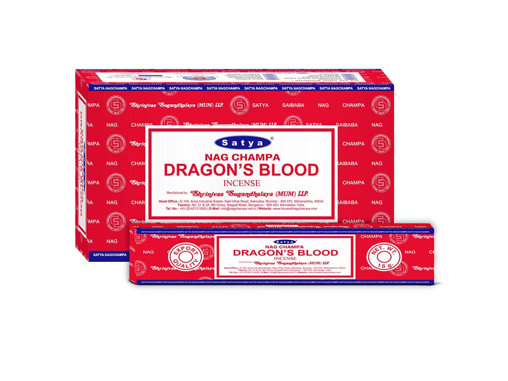 INCENSO DI SANGUE DI DRAGO SATYA 15 GR. cod. 3400873