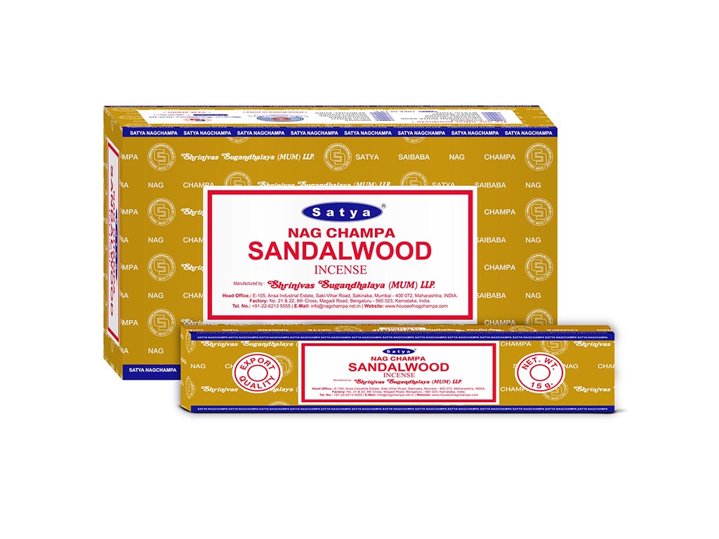 INCENSO DI SANDALO SATYA 15 GR. cod. 3400876