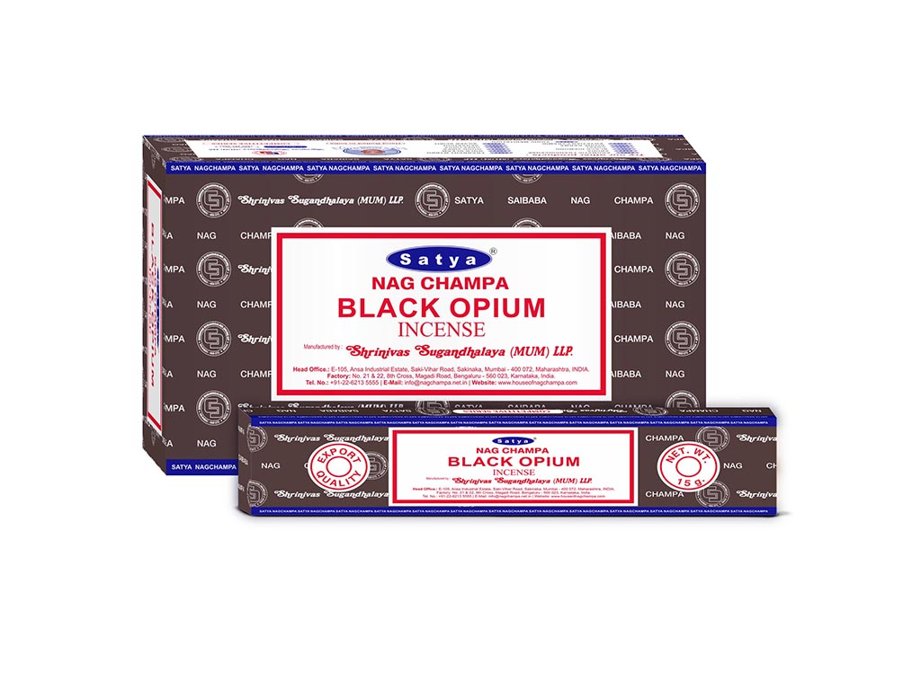 INCENSO DI OPPIO NERO SATYA 15 GR. cod. 3400880