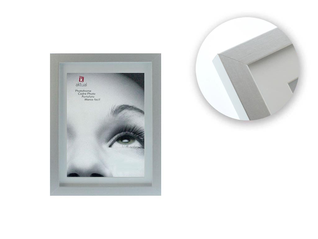 PORTAFOTO MDF 18X24 PP PLATA cod. 3501102