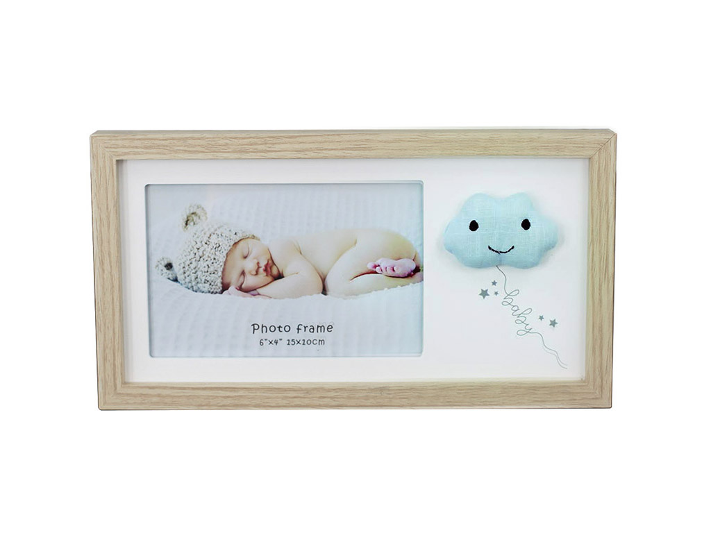 PORTAFOTO INFANTIL 10X15 NUBE AZUL cod. 3501163