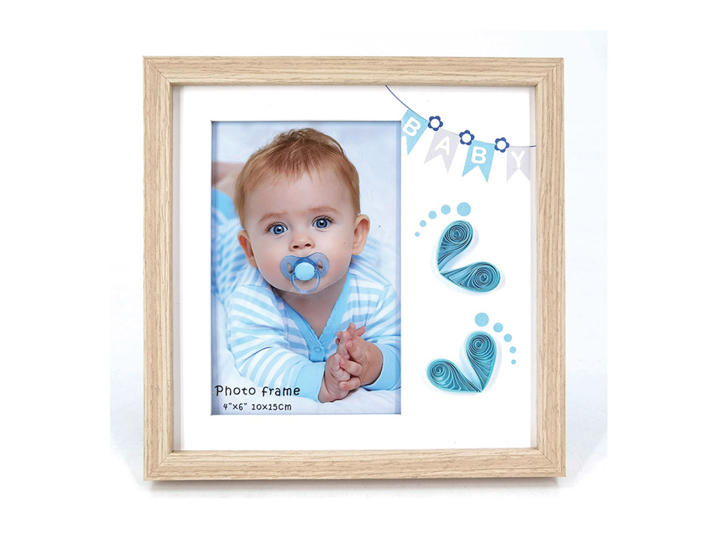 PORTAFOTO INFANTIL 10X15 AZUL cod. 3501180