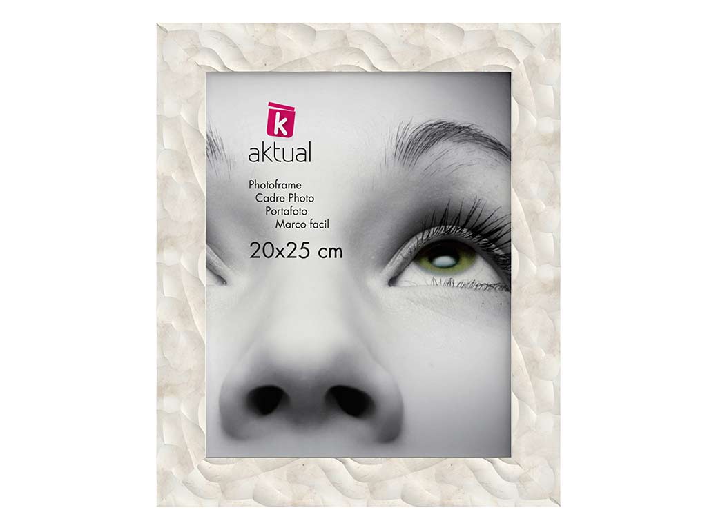 PORTAFOTO OLAS PS CREMA 20X25 cod. 3501200