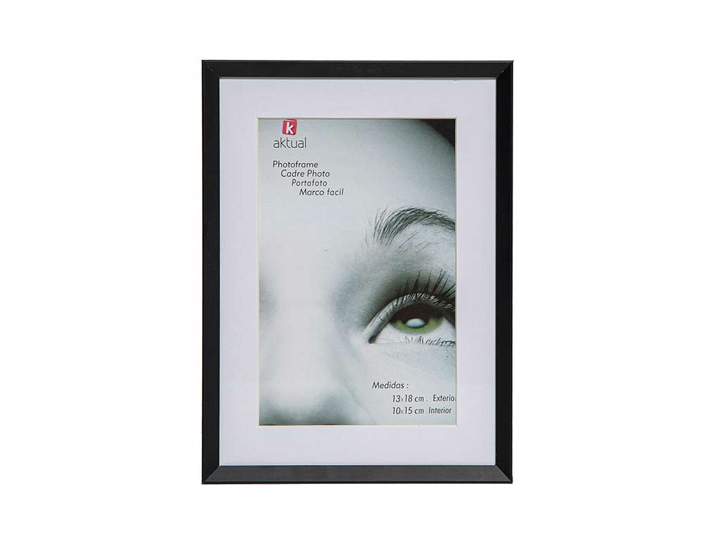 ALUMINUM PHOTO FRAME 13X18 BLACK cod. 3501241