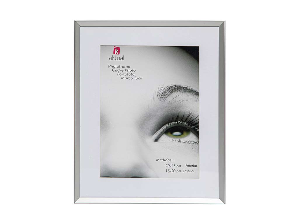 PORTAFOTO ALUMINIO 20x25 PLATA cod. 3501252