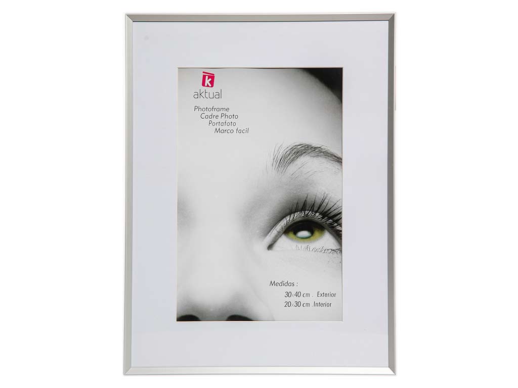 CADRE PHOTO ALUMINIUM 30X40 ARGENTE cod. 3501255