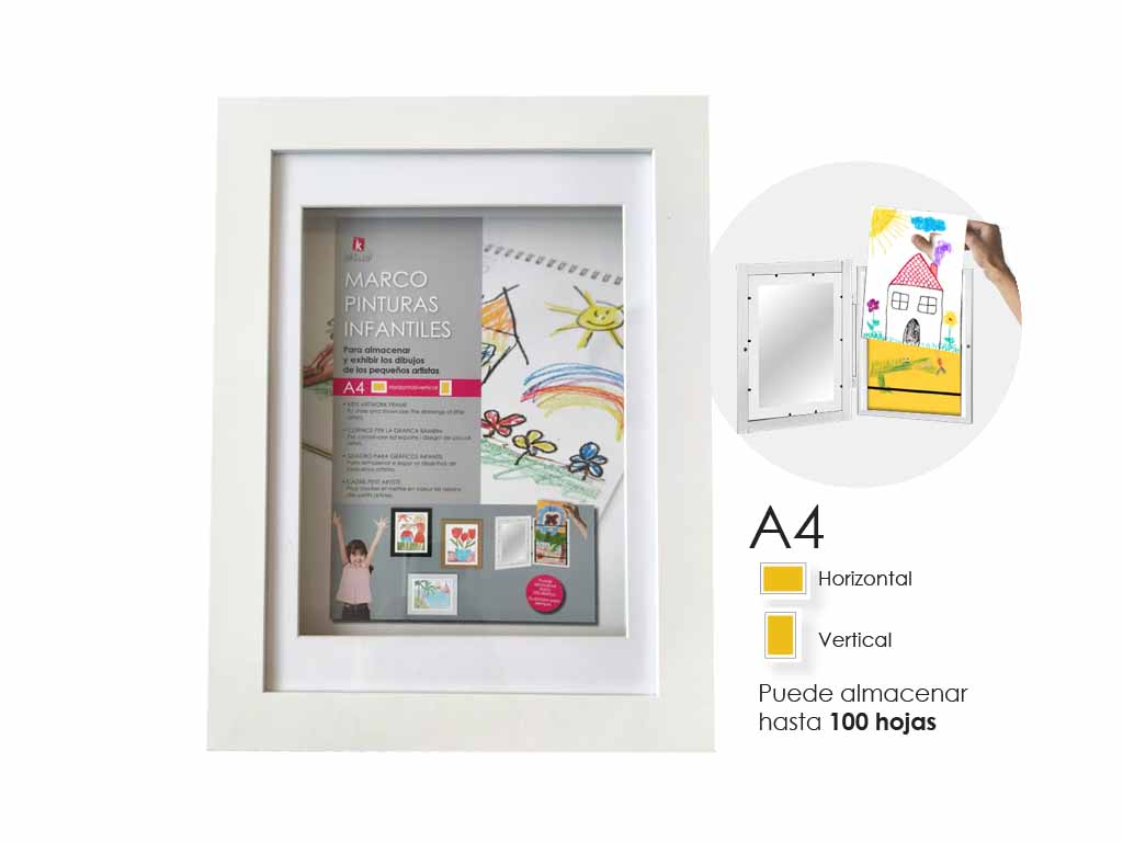 MARCO A4 GUARDAR PINTURAS INFANTILES cod. 3501257
