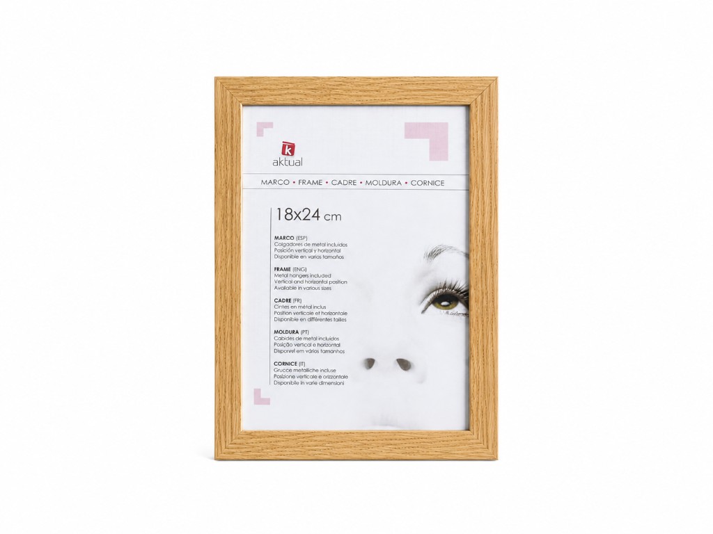 MOLDURA MDF 18X24 MARROM cod. 3501263