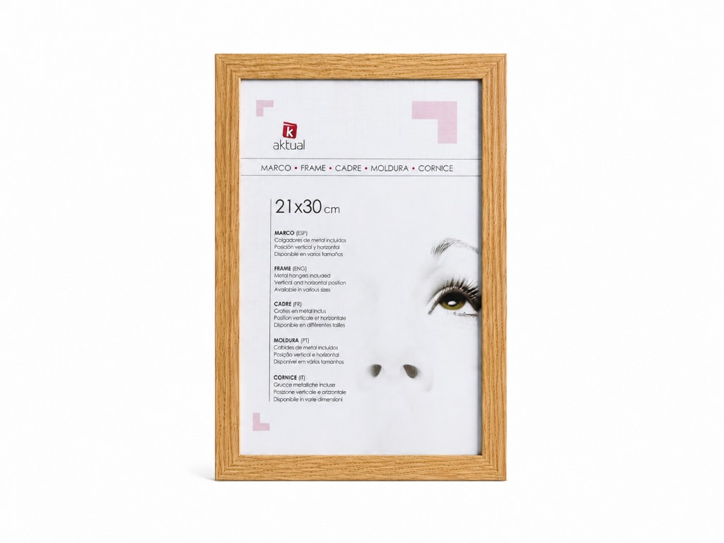 MOLDURA MDF 21X30 MARROM cod. 3501265