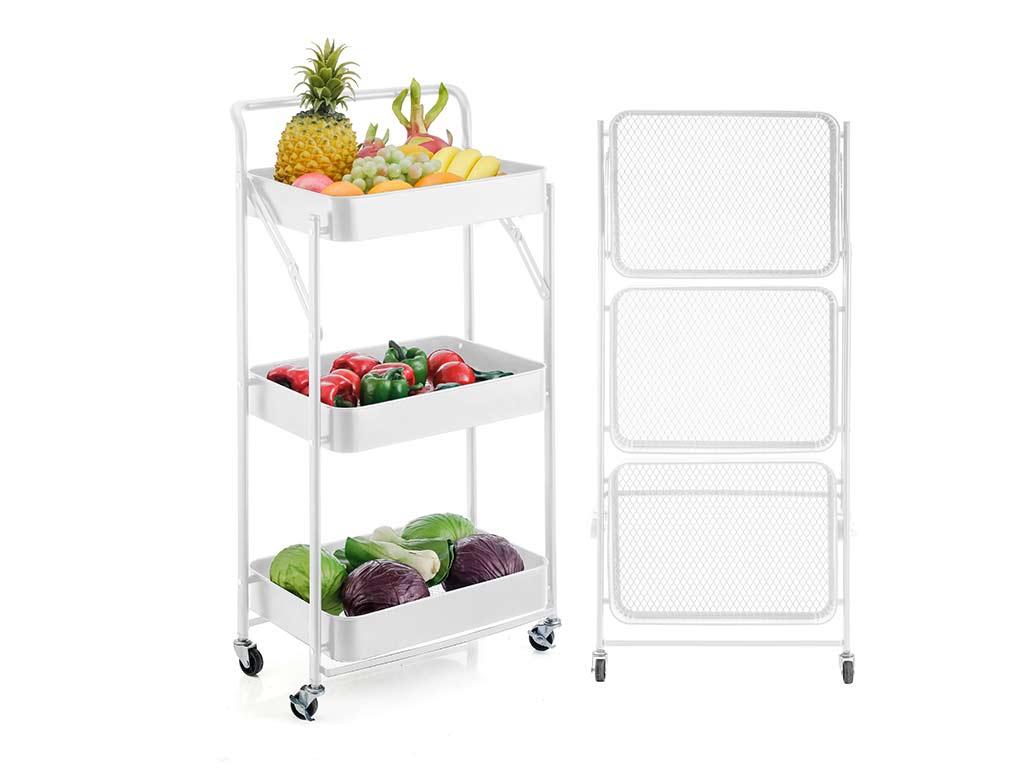 CARRINHO METAL 3 TABULEIROS RODAS DOB. B cod. 3700568