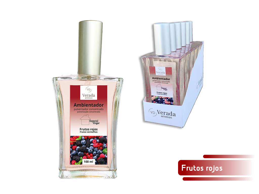 AMB. PULVERIZADOR CONCENTRADO (100ML)  FRUTOS ROJOS cod. 4200081