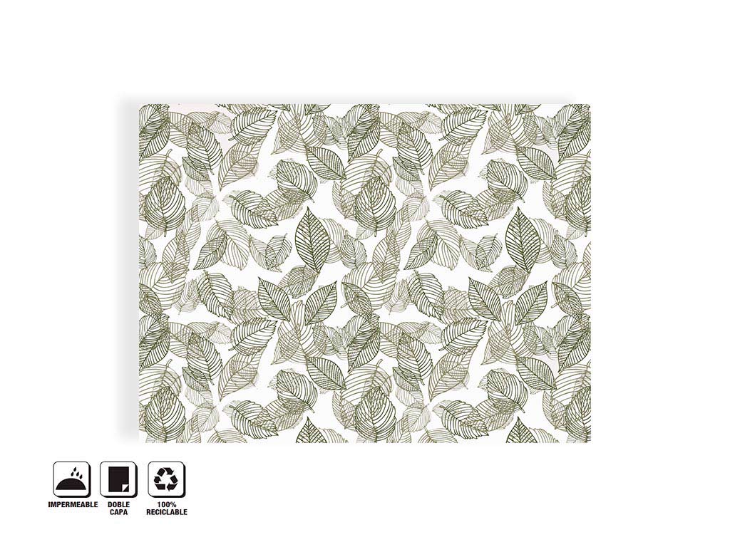 NAPPE 132X178 FEUILLES cod. 5400085