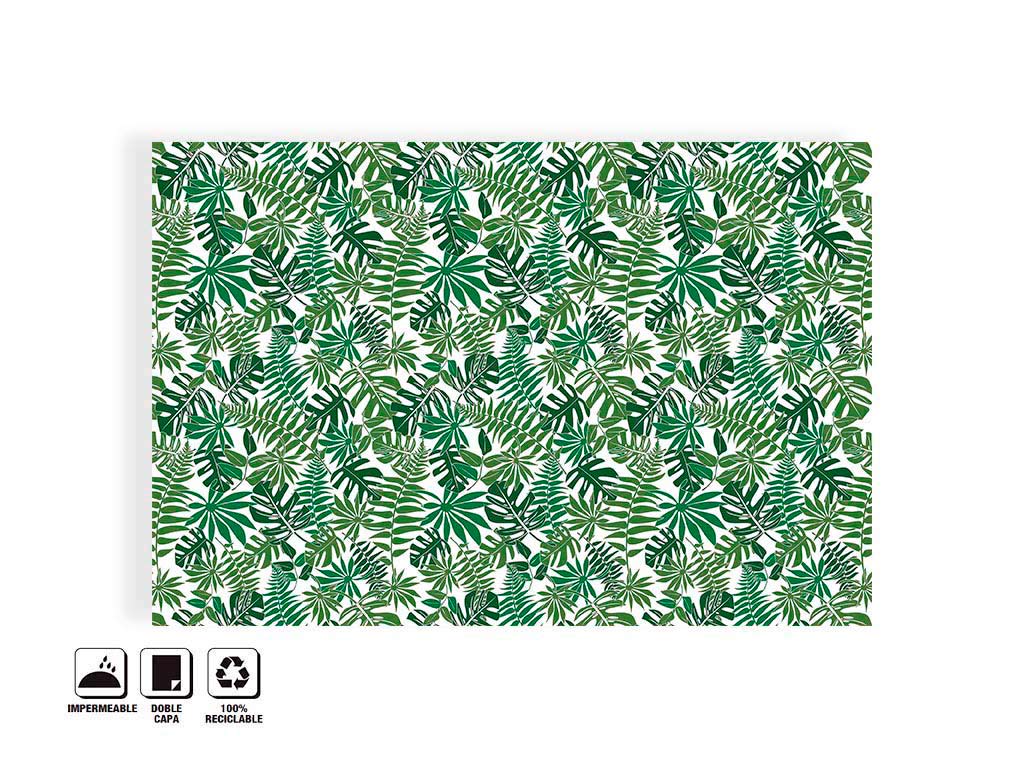 TABLECLOTH 152X240 BAMBOO LEAVES cod. 5400106