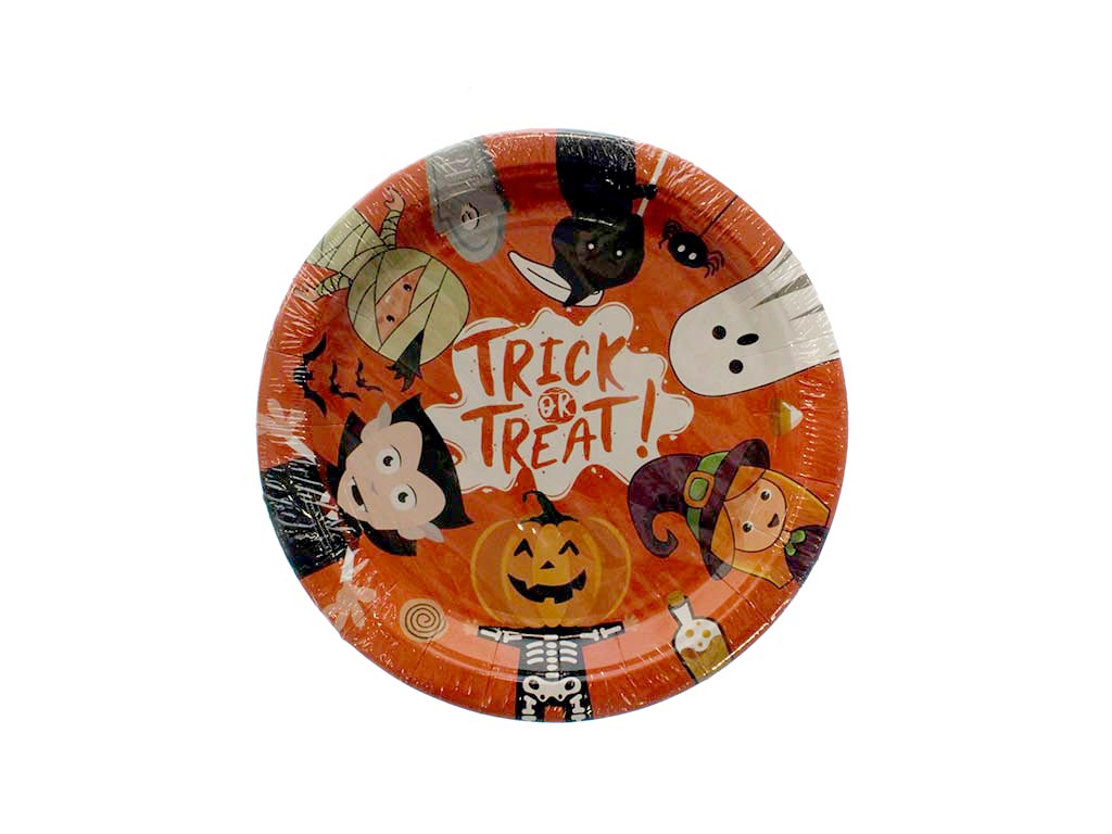 PACK 6 PLATOS POSTRE HALLOWEEN cod. 5500170