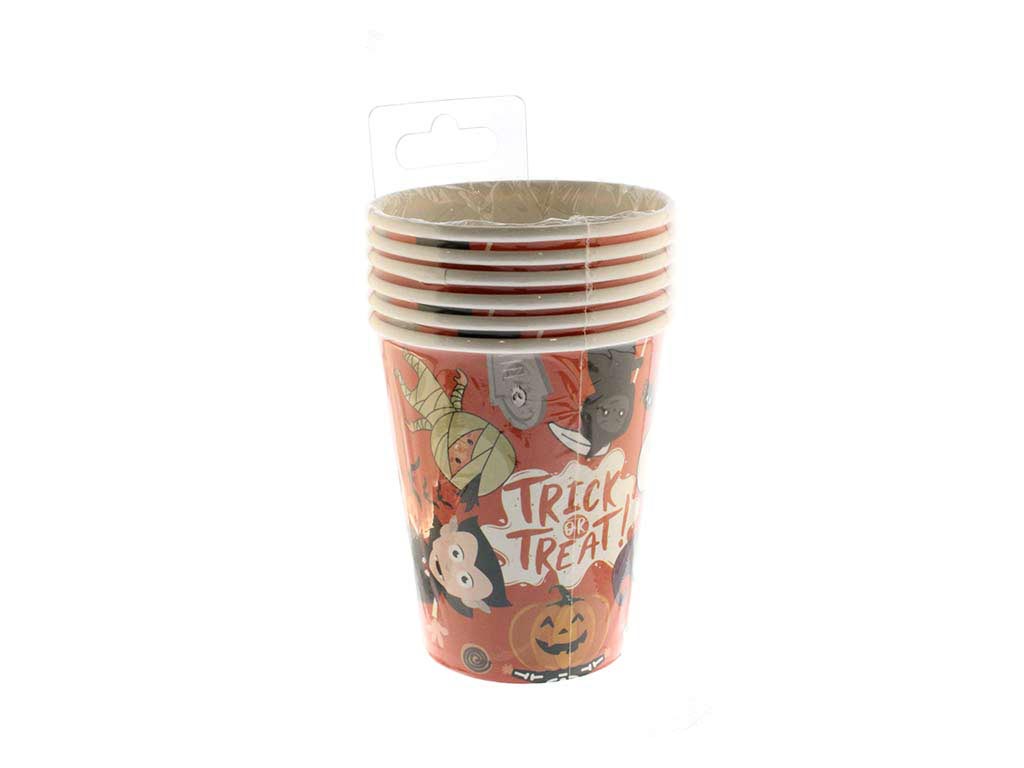 PACK 6 VASOS HALLOWEEN cod. 5500171