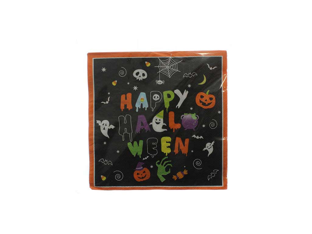 PACK 20 SERVILLETAS HALLOWEEN cod. 5500172