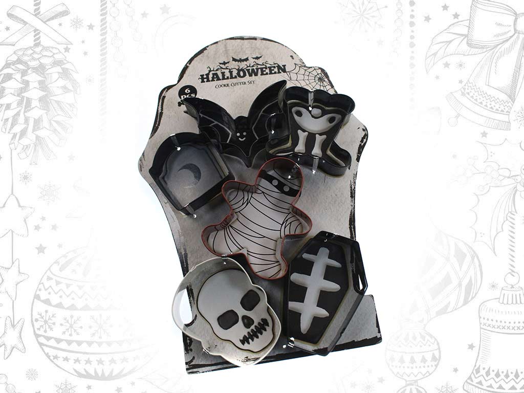 SET 6 TAGLIABISCOTTI HALLOWEEN cod. 5500213