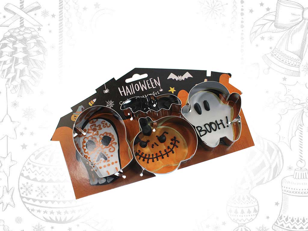 SET 4 TAGLIABISCOTTI HALLOWEEN cod. 5500214