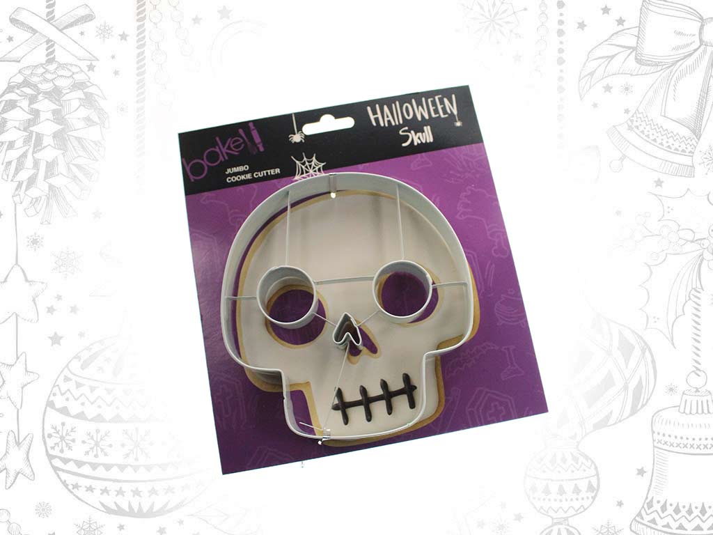 MOLDE CORTADOR CAVEIRA HALLOWEEN cod. 5500217