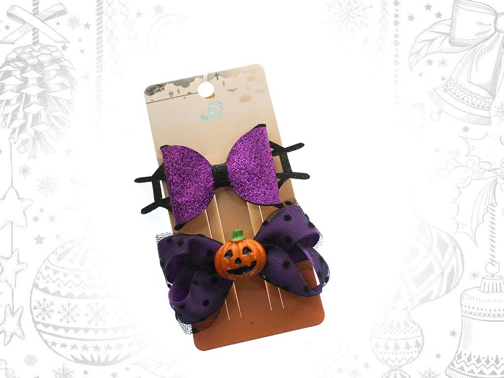 2 PCS HAIR CLIP. HALLOWEEN cod. 5500268