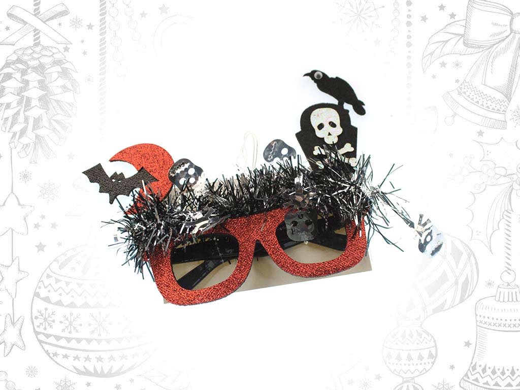 LUNETTES HALLOWEEN ROUGES cod. 5500278