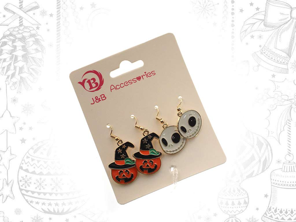 ORECCHINI HALLOWEEN 2 PACKS cod. 5500308