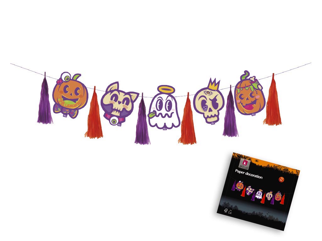 GUIRNALDA 25 PZAS. DECOR HALLOWEEN cod. 5500330