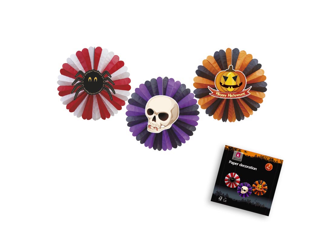 3 PCS. HALLOWEEN DECORATIONS cod. 5500336