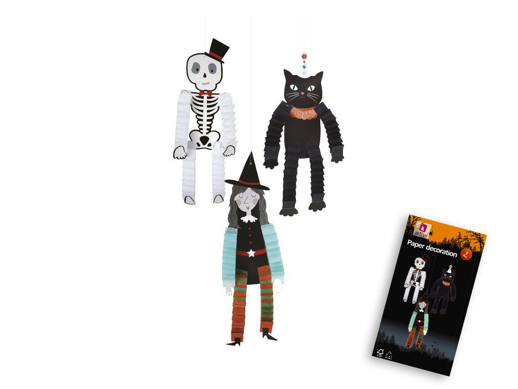 SET 3 PZ. DECORAZIONE HALLOWEEN cod. 5500345