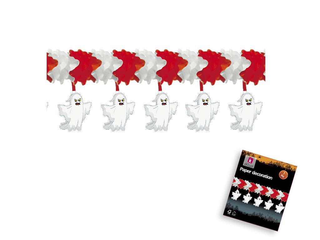 GHOSTS HALLOWEEN GARLAND cod. 5500351