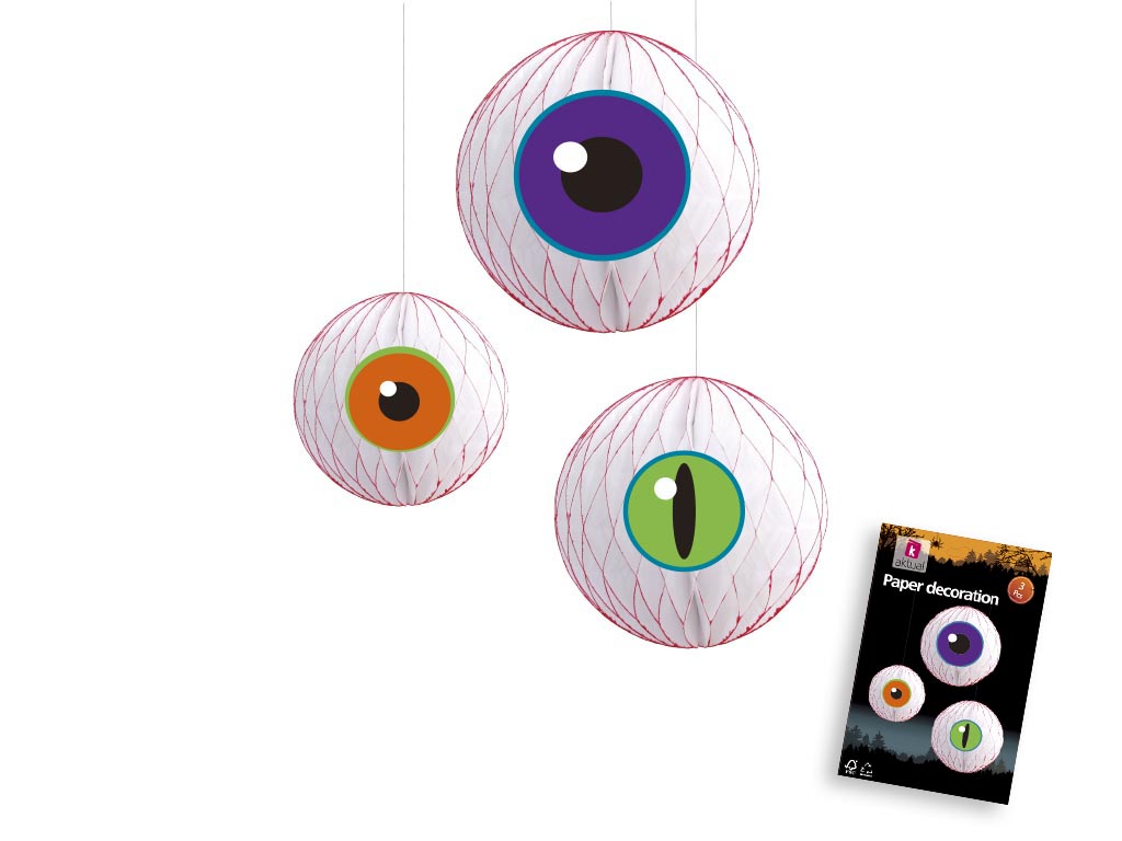 SET 3 PZAS. OJOS HALLOWEEN cod. 5500371