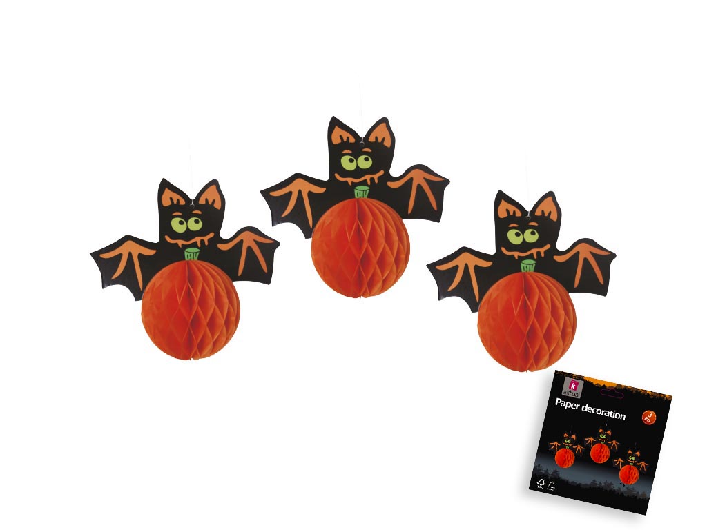 SET 3 PZ. DECORAZIONE HALLOWEEN cod. 5500377