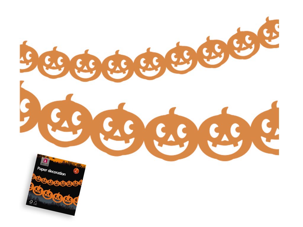 PUMPKINS HALLOWEEN GARLAND cod. 5500382