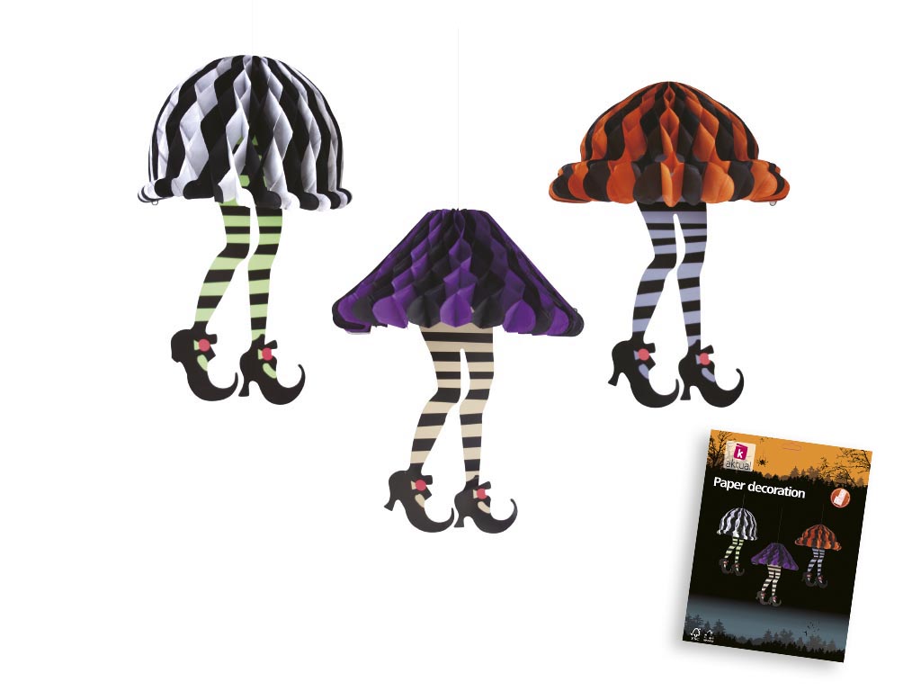 SET 3 PZ. DECORAZIONE HALLOWEEN cod. 5500398