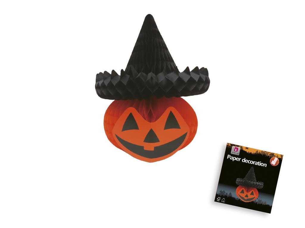 DECORAZIONE ZUCCA HALLOWEEN cod. 5500408